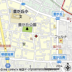 愛知県名古屋市名東区豊が丘2401周辺の地図