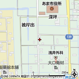 花奈周辺の地図