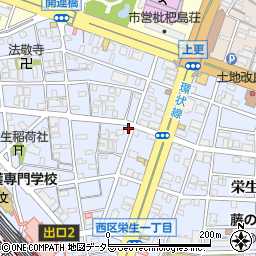 大和冷機工業名古屋西営業所周辺の地図