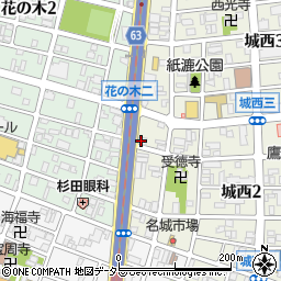 大銀杏名古屋西店周辺の地図