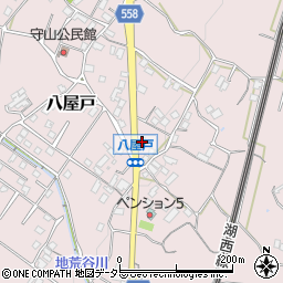 滋賀県大津市八屋戸580周辺の地図