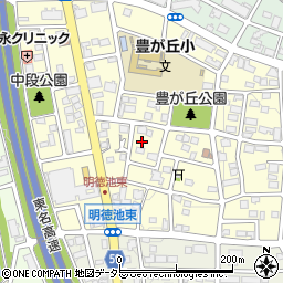愛知県名古屋市名東区豊が丘2001周辺の地図