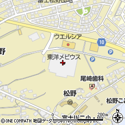 東洋メビウス富士川物流センター周辺の地図