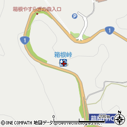 道の駅箱根峠周辺の地図