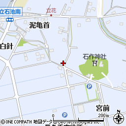愛知県長久手市岩作泥亀首13周辺の地図