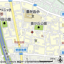 愛知県名古屋市名東区豊が丘周辺の地図