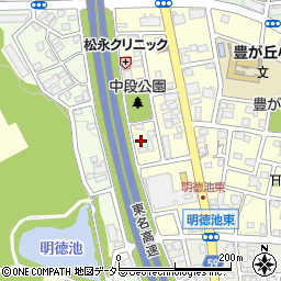 愛知県名古屋市名東区豊が丘412-2周辺の地図