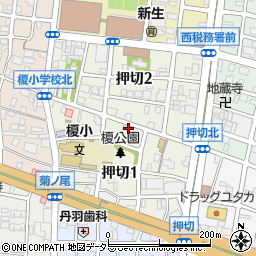 愛知県名古屋市西区押切周辺の地図