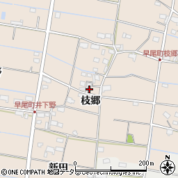 愛知県愛西市早尾町枝郷50周辺の地図
