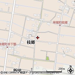 愛知県愛西市早尾町枝郷57周辺の地図