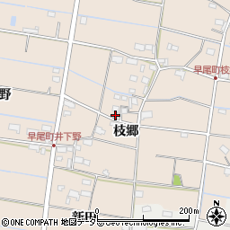 愛知県愛西市早尾町枝郷42周辺の地図