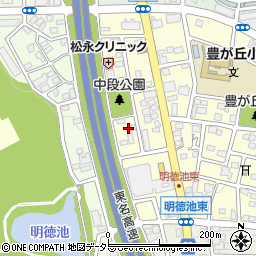 愛知県名古屋市名東区豊が丘406周辺の地図