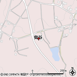京都府南丹市日吉町上胡麻奥谷周辺の地図