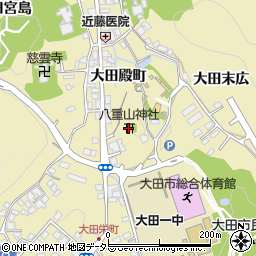 八重山神社周辺の地図