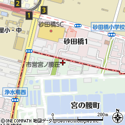 愛知県名古屋市千種区宮の腰町4-6周辺の地図