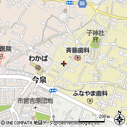 静岡県富士市一色223周辺の地図
