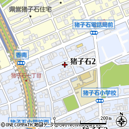 竹下石工店周辺の地図