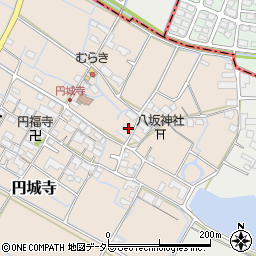 滋賀県愛知郡愛荘町円城寺54周辺の地図