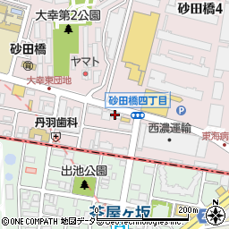 寿司居酒屋 や台ずし 砂田橋町周辺の地図
