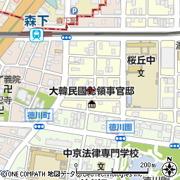 愛知県名古屋市東区東大曽根町2-17周辺の地図