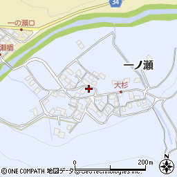 滋賀県犬上郡多賀町一ノ瀬327-2周辺の地図