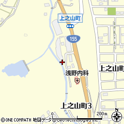 愛知県瀬戸市上之山町3丁目32周辺の地図
