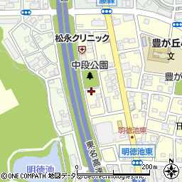 愛知県名古屋市名東区豊が丘401周辺の地図