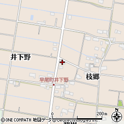 愛知県愛西市早尾町枝郷98-1周辺の地図