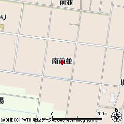 愛知県愛西市早尾町南前並周辺の地図