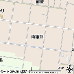 愛知県愛西市早尾町（南前並）周辺の地図