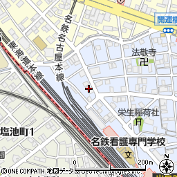 岐阜造園名古屋支店周辺の地図