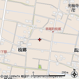 愛知県愛西市早尾町枝郷62-2周辺の地図