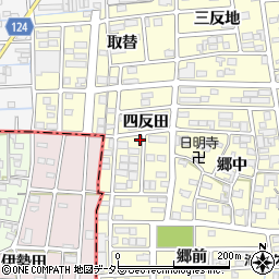 愛知県あま市本郷四反田41周辺の地図