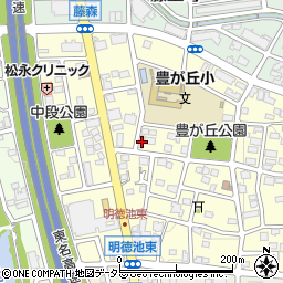 愛知県名古屋市名東区豊が丘1710周辺の地図