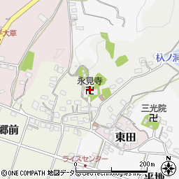 永見禅寺周辺の地図