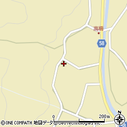 岡山県真庭郡新庄村2556周辺の地図