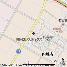 滋賀県愛知郡愛荘町円城寺463周辺の地図