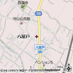 滋賀県大津市八屋戸482周辺の地図