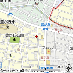 愛知県名古屋市名東区豊が丘6周辺の地図