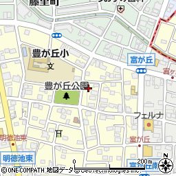 愛知県名古屋市名東区豊が丘1410周辺の地図