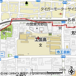 名古屋市立工芸高等学校周辺の地図