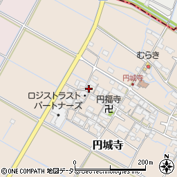 滋賀県愛知郡愛荘町円城寺395周辺の地図