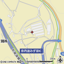 京都府船井郡京丹波町井脇別所段周辺の地図