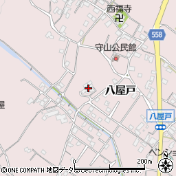 滋賀県大津市八屋戸2004周辺の地図
