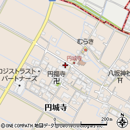 滋賀県愛知郡愛荘町円城寺406周辺の地図