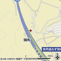 京都府京丹波町（船井郡）井脇（別所）周辺の地図
