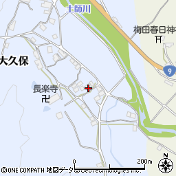 京都府船井郡京丹波町上大久保寺垣内23周辺の地図