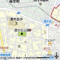 愛知県名古屋市名東区豊が丘1401周辺の地図