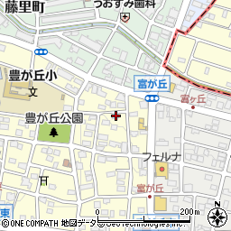 愛知県名古屋市名東区豊が丘3周辺の地図