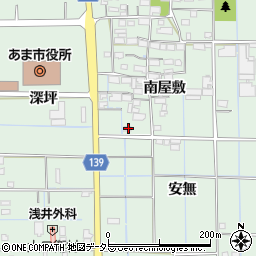 愛知県あま市七宝町沖之島南屋敷36周辺の地図
